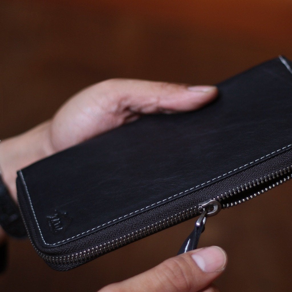 กระเป๋าสตางค์หนังแท้